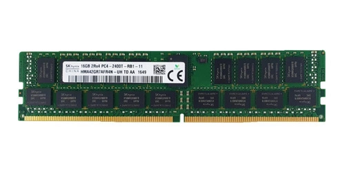 Memoria RAM 1x 16GB Hynix ECC REGISTERED DDR4 2Rx4 2400MHz PC4-19200 RDIMM | HMA42GR7AFR4N-UH