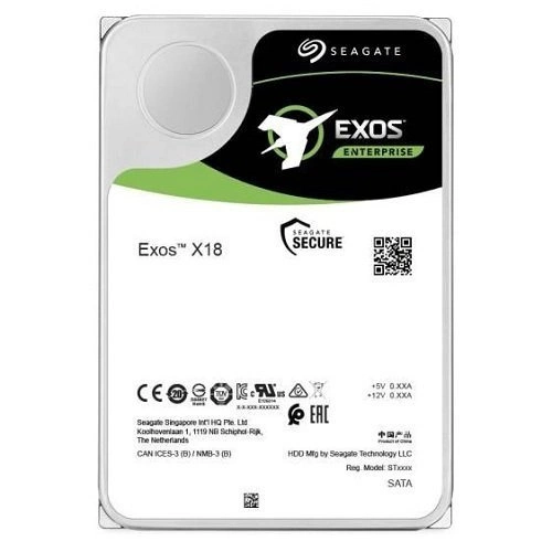Disco rigido Seagate Exos X18 3.5'' HDD 16TB 7200RPM SAS 12Gb/s 256MB | ST16000NM004J