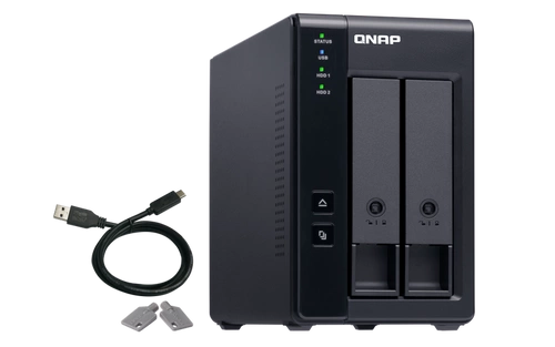 QNAP TR-002 2x SSD | HDD 3,5” unità di espansione