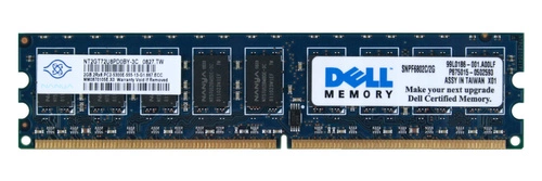 Memoria RAM 1x 2GB DELL PowerEdge & Precision Workstation DDR2 667MHz ECC UNBUFFERED DIMM | SNPF6802C/2G
