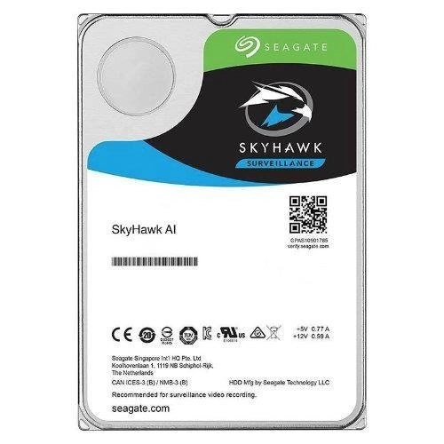 Disco rigido Seagate Skyhawk AI 3.5'' HDD 16TB 7200RPM SATA 6Gb/s 256MB | ST16000VE002