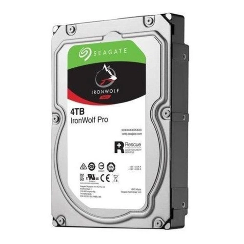 Disco rigido Seagate IronWolf PRO 3.5'' HDD 4TB 7200RPM SATA 6Gb/s 128MB | ST4000NE001-REC