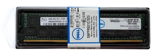 Memoria RAM 1x 32GB DELL PowerEdge & Precision Workstation DDR4 2Rx4 2133MHz ECC REGISTERED DIMM | SNPPR5D1C/32G