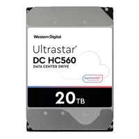 Disco rigido Western Digital Ultrastar DC HC560 3.5'' HDD 20TB 7200RPM SATA 6Gb/s 512MB | 0F38755