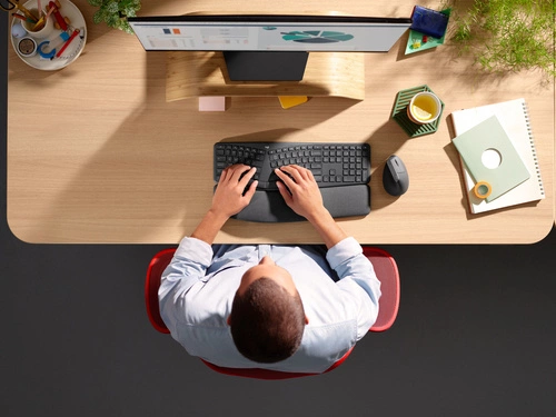 Tastiera Senza fili Logitech ERGO K860 for Business QWERTZ (DE)