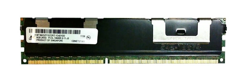 Memoria RAM 1x 8GB Micron ECC REGISTERED DDR3 2Rx4 1333MHz PC3-10600 RDIMM | MT36KSZF1G72PZ-1G4