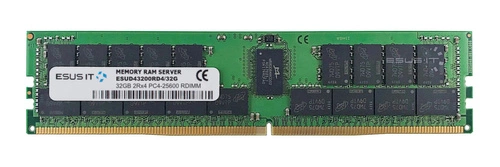 Memoria RAM 1x 32GB ESUS IT ECC REGISTERED DDR4 2Rx4 3200MHz PC4-25600 RDIMM | ESUD43200RD4/32G