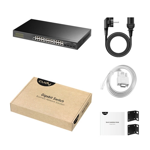 Interruttore Cudy GS2024S2 24x 1Gb 2x SFP