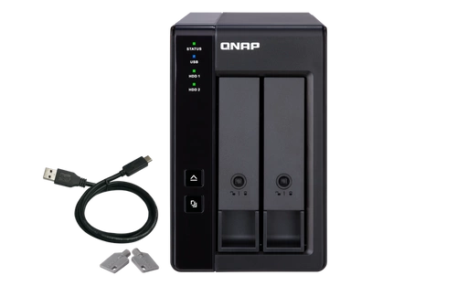 QNAP TR-002 2x SSD | HDD 3,5” unità di espansione