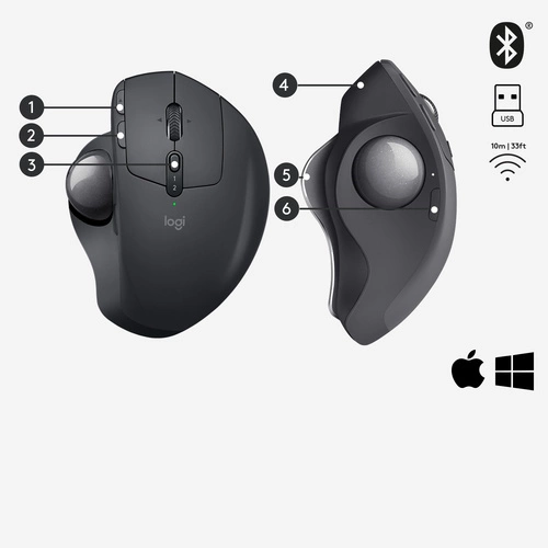 Senza fili topo Logitech MX Ergo 910-005179