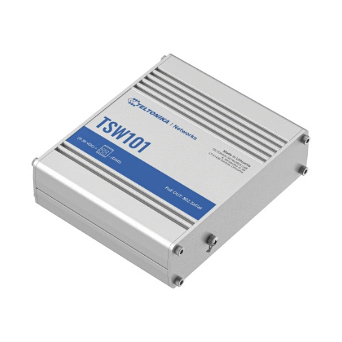 Interruttore Teltonika TSW101 5x 1Gb 60 W PoE+