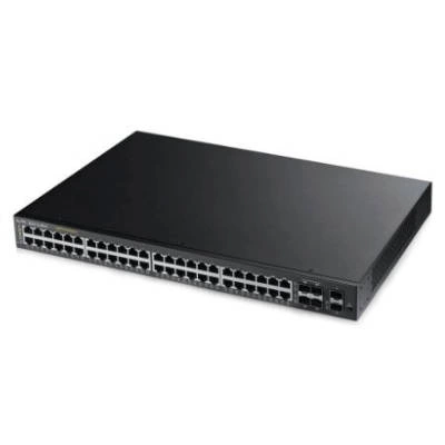 Switch Zyxel GS2210-48HP-EU0101F 44x RJ-45 10/100/1000 Mbps 4x RJ-45/SFP 2x SFP 375 W PoE+