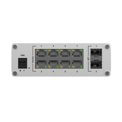 Interruttore Teltonika TSW200 8x 1Gb 2x SFP 240 W PoE+