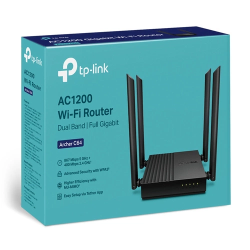 Router TP-LINK Archer C6 4x 1Gb 867 Mbps