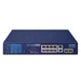 Interruttore Planet GSD-1222VHP 8x 1Gb 2x SFP 120 W PoE+