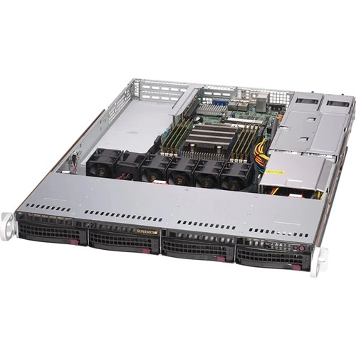 Piattaforma server Supermicro 1U 1014S-WTRT AS-1014S-WTRT AMD x 1 DDR4 x 8 4 x 3.5" SATA PSU 1+1