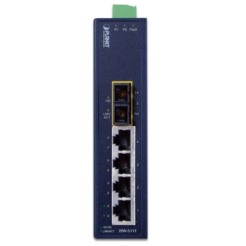 Interruttore Planet ISW-511 4x 100Mb 1x 100Mbps SFP
