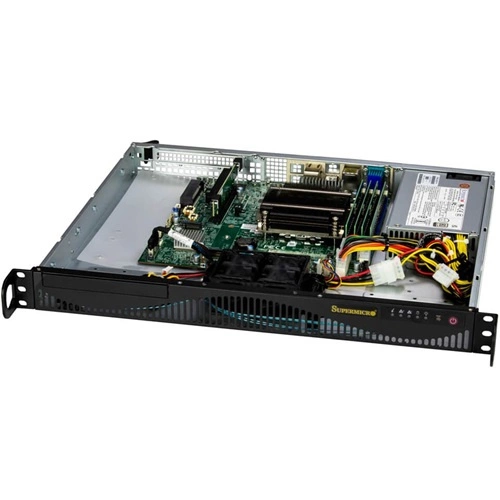 Piattaforma server Supermicro 1U 511R-ML SYS-511R-ML Intel x 1 DDR5 x 4 1 x 3.5" SATA PSU 1