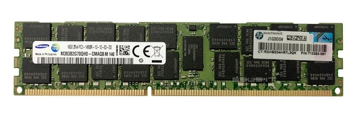 Memoria RAM 1x 16GB Samsung ECC REGISTERED DDR3 1866MHz PC3-14900 RDIMM | M393B2G70QH0-CMA