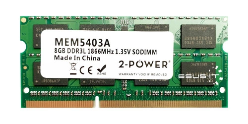 Memoria RAM 1x 8GB 2-POWER SO-DIMM DDR3 1866MHz PC3-14900 | MEM5403A