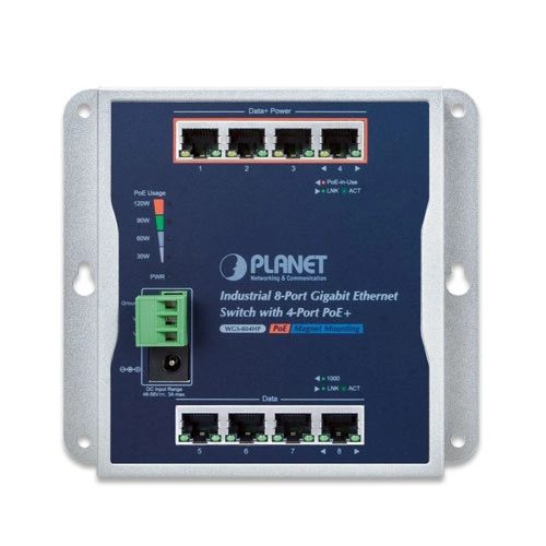 Interruttore Planet WGS-804HP 8x 1Gb 120 W PoE+
