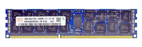 Memoria RAM 1x 16GB Hynix ECC REGISTERED DDR3 2Rx4 1600MHz PC3-12800 RDIMM | HMT42GR7MFR4C-PB