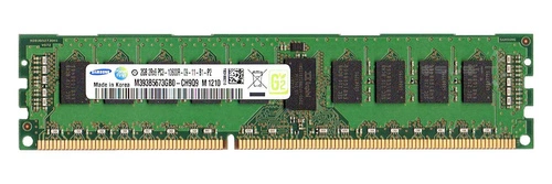 Memoria RAM 1x 2GB Samsung ECC REGISTERED DDR3 1333MHz PC3-10600 RDIMM | M393B5673GB0-CH9