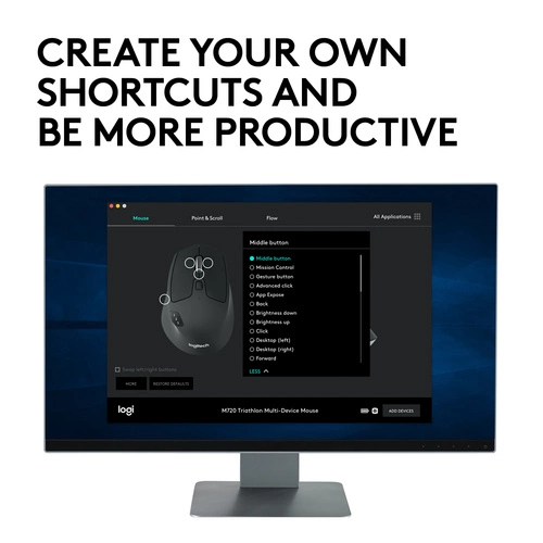 Senza fili topo Logitech M720 910-004791