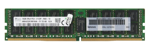 Memoria RAM 1x 16GB Hynix ECC REGISTERED DDR4 2133MHz PC4-17000 RDIMM | HMA42GR7MFR4N-TF