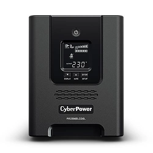 UPS CyberPower Professional Tower PR2200ELCDSL 1980W 9 sockets C19/C13 nuovo 2 anni garanzia