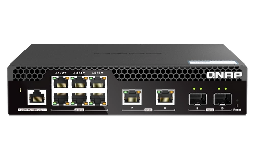 Interruttore QNAP QSW-M2106R-2S2T 6x 2.5Gb | 2x 10Gb 2x SFP+