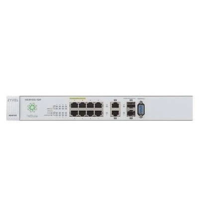 Switch Zyxel NSW100-10P-EU0101F 8x RJ-45 10/100/1000 Mbps 2x RJ-45/SFP 180 W PoE+