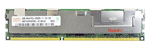 Memoria RAM 1x 4GB Hynix ECC REGISTERED DDR3 1066MHz PC3-8500 RDIMM | HMT151R7AFP8C-G7
