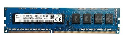 Memoria RAM 1x 8GB Hynix ECC UNBUFFERED DDR3 1866MHz PC3-14900 UDIMM | HMT41GU7AFR8C-RD