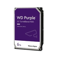 Disco rigido Western Digital PURPLE 3.5'' HDD 6TB 5640RPM SATA 6Gb/s 128MB | WD62PURZ