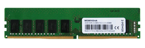 Memoria RAM 1x 16GB 2-POWER ECC UNBUFFERED DDR4 2Rx8 2133MHz PC4-17000 UDIMM | MEM9004A