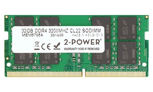 Memoria RAM 1x 32GB 2-POTENZA SO-DIMM DDR4 3200MHz PC4-25600 | MEM5705A