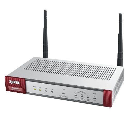 Security Zyxel USG40W-EU0101F 3x RJ-45 10/100/1000 1x RJ-45 10/100/1000