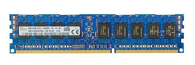 Memoria RAM 1x 8GB Hynix ECC REGISTERED DDR3 1866MHz PC3-14900 RDIMM | HMT41GR7AFR8C-RD